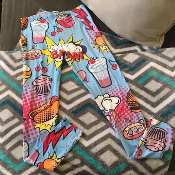 Retro Carton Funky Fun Leggings - Picture 2 of 14